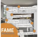Vicco Apothekerschrank Fame-Line Weiß Hochglanz mit Auszug Bild 3