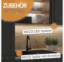 Vicco Apothekerschrank Fame-Line Weiß Hochglanz mit Auszug Bild 5