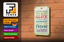 Femer Metallschild Spruch 20x30 cm Stahlblech Bild 3