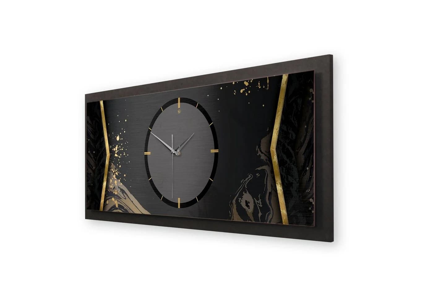 Kreative Feder Wanduhr 3D Designer-Wanduhr Abstract Black Modern