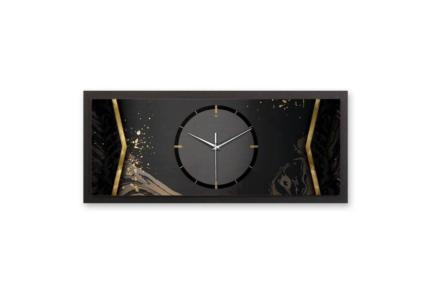 Kreative Feder Wanduhr 3D Designer-Wanduhr Abstract Black Modern - Bild 2