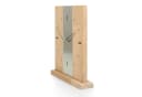 Kreative Feder Standuhr Silver Stipe Massivholz Modern Bild 1