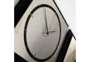 Kreative Feder 3D Wanduhr Floral Beige Modern Bild 3