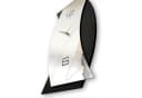Kreative Feder 3D Designer-Wanduhr Artistic Silber Modern Bild 4