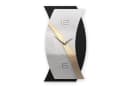 Kreative Feder Wanduhr 3D Designer Gold & Silver Funkuhr oder Quarzuhr Bild 2