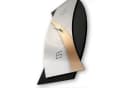 Kreative Feder Wanduhr 3D Designer Gold & Silver Funkuhr oder Quarzuhr Bild 4