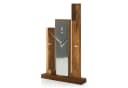 Kreative Feder Standuhr Stairs Massivholz Eiche geräuchert Aluminium Bild 4