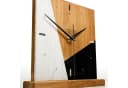 Kreative Feder Standuhr „Triangle“ Massivholz Modern Elegant Bild 3
