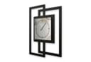 Kreative Feder Wanduhr „Abstract Elegance“ Moderner Metallic-Look Bild 1