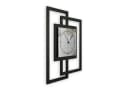 Kreative Feder Wanduhr „Abstract Elegance“ Moderner Metallic-Look Bild 3