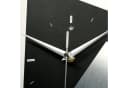 Kreative Feder Standuhr Designer-Standuhr „Square“ aus Holz - Schwarze Tischuhr ohne Ticken Bild 3