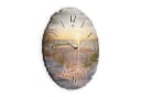 Kreative Feder Wanduhr Strand aus Naturholz 30cm Bild 3