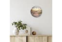 Kreative Feder Wanduhr Strand aus Naturholz 30cm Bild 5