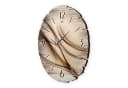 Kreative Feder Wanduhr Brown Line Naturholz ⌀ 30cm Bild 1