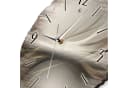 Kreative Feder Wanduhr Silverline Naturholz Ø 30cm Silber Bild 4