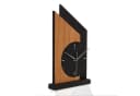 Kreative Feder Standuhr Skyscraper Schwarz Holz Tischuhr Bild 1