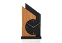 Kreative Feder Standuhr Skyscraper Schwarz Holz Tischuhr Bild 2