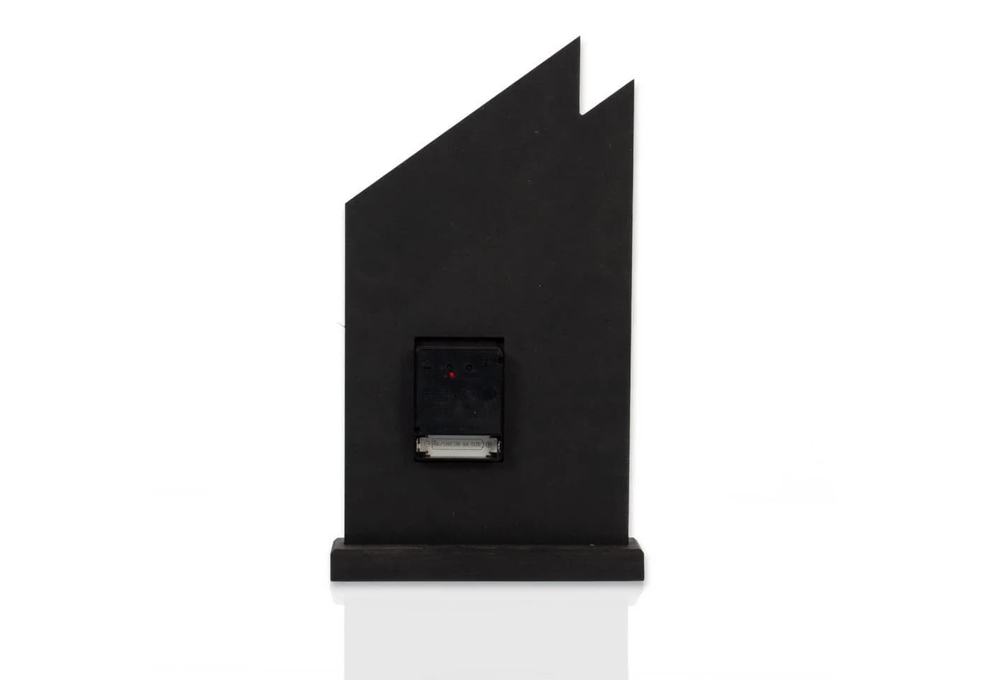 Kreative Feder Standuhr Skyscraper Schwarz Holz Tischuhr - Bild 5