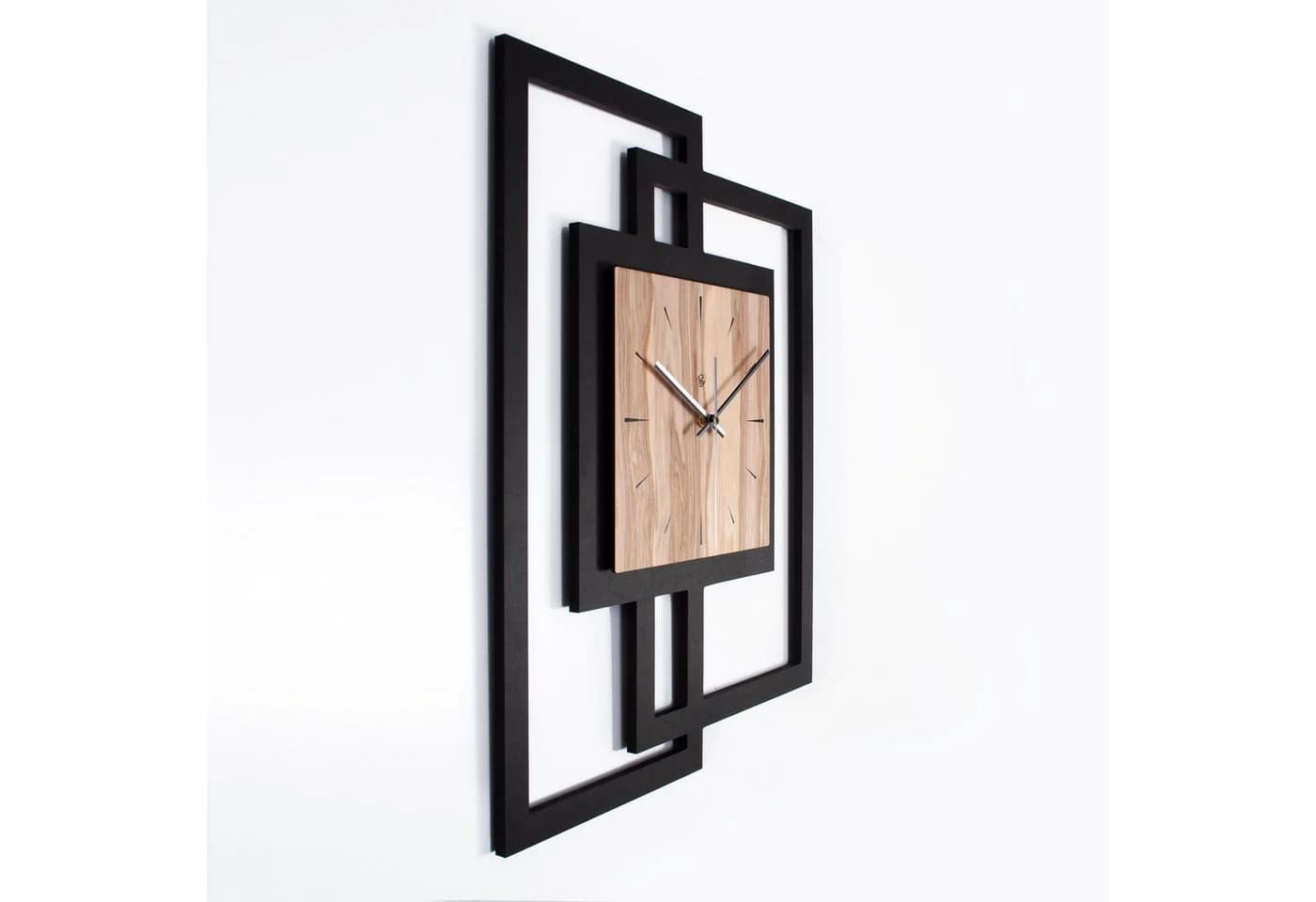 Kreative Feder Wanduhr Moderne Designer-Wanduhr aus Holz