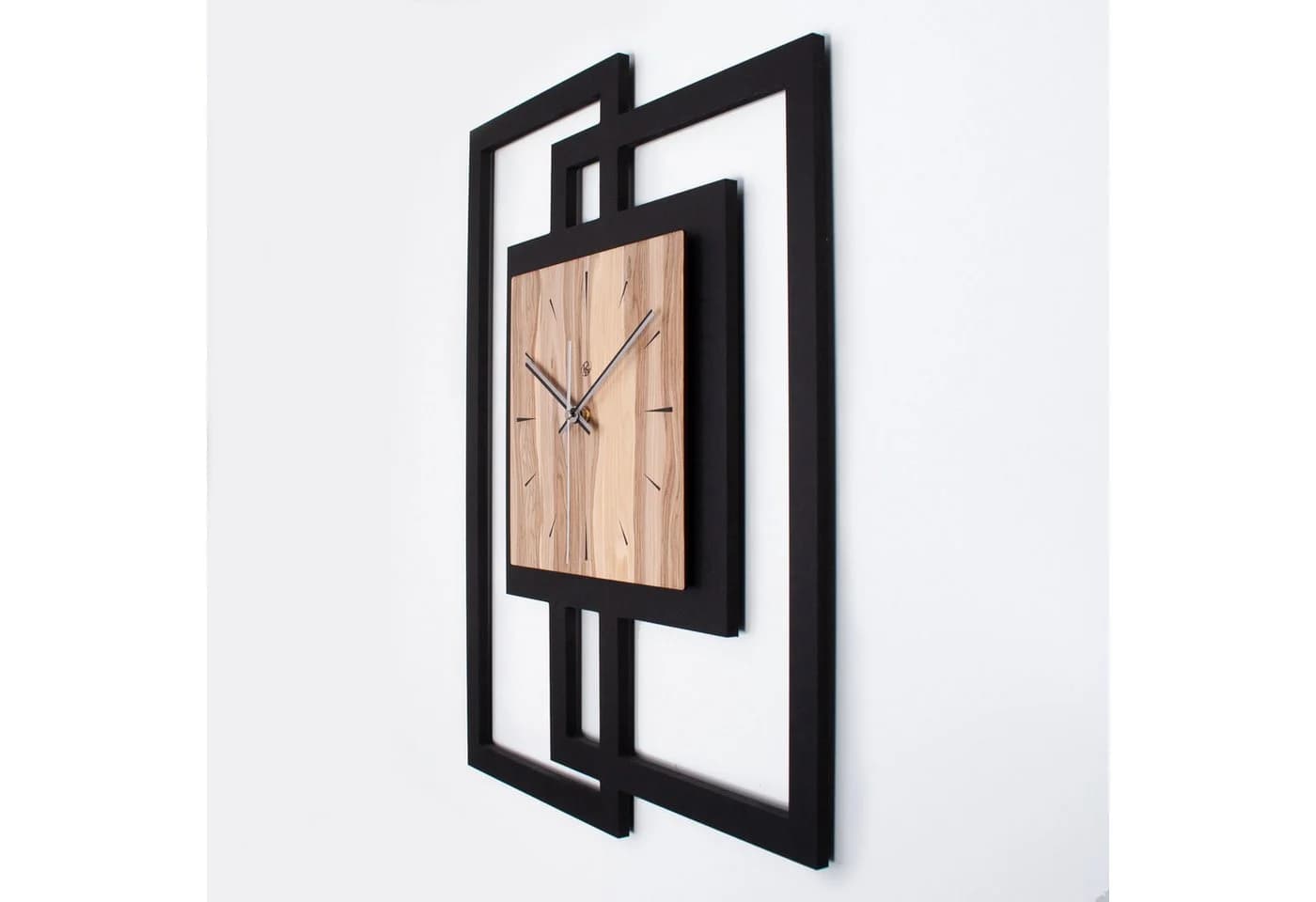 Kreative Feder Wanduhr Moderne Designer-Wanduhr aus Holz - Bild 3
