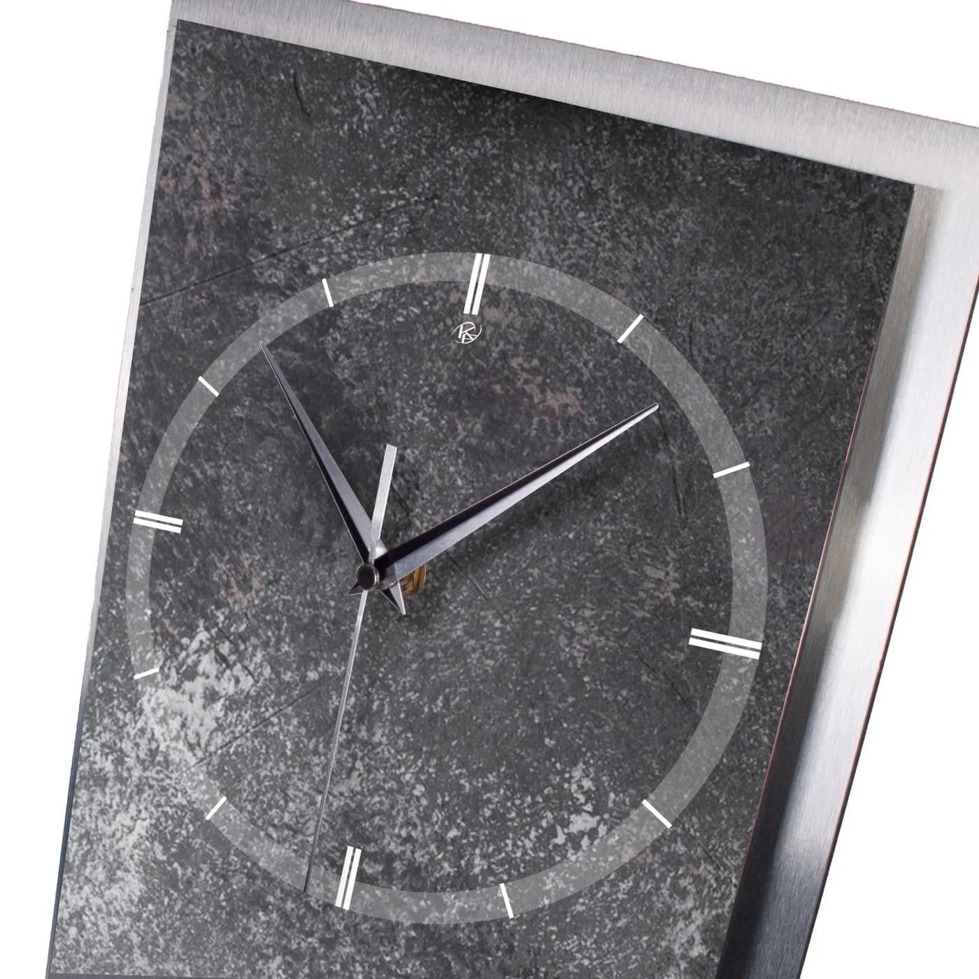 Kreative Feder Wanduhr Kräuter 3D Aluminium Leise - Bild 4