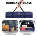 CCLIFE Schaukelstuhl Campingstuhl Gartenstuhl Faltbar Blau Bild 5