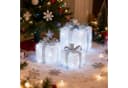 CCLIFE LED Geschenkbox 3er Bunt Gold Silber Bild 3
