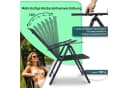 CCLIFE Klappstuhl Gartenstuhl 2er Set Teslin-Gewebe verstellbar Bild 3