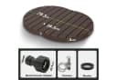 CCLIFE Gartendusche Bodendusche Braun Holzoptik Bild 1