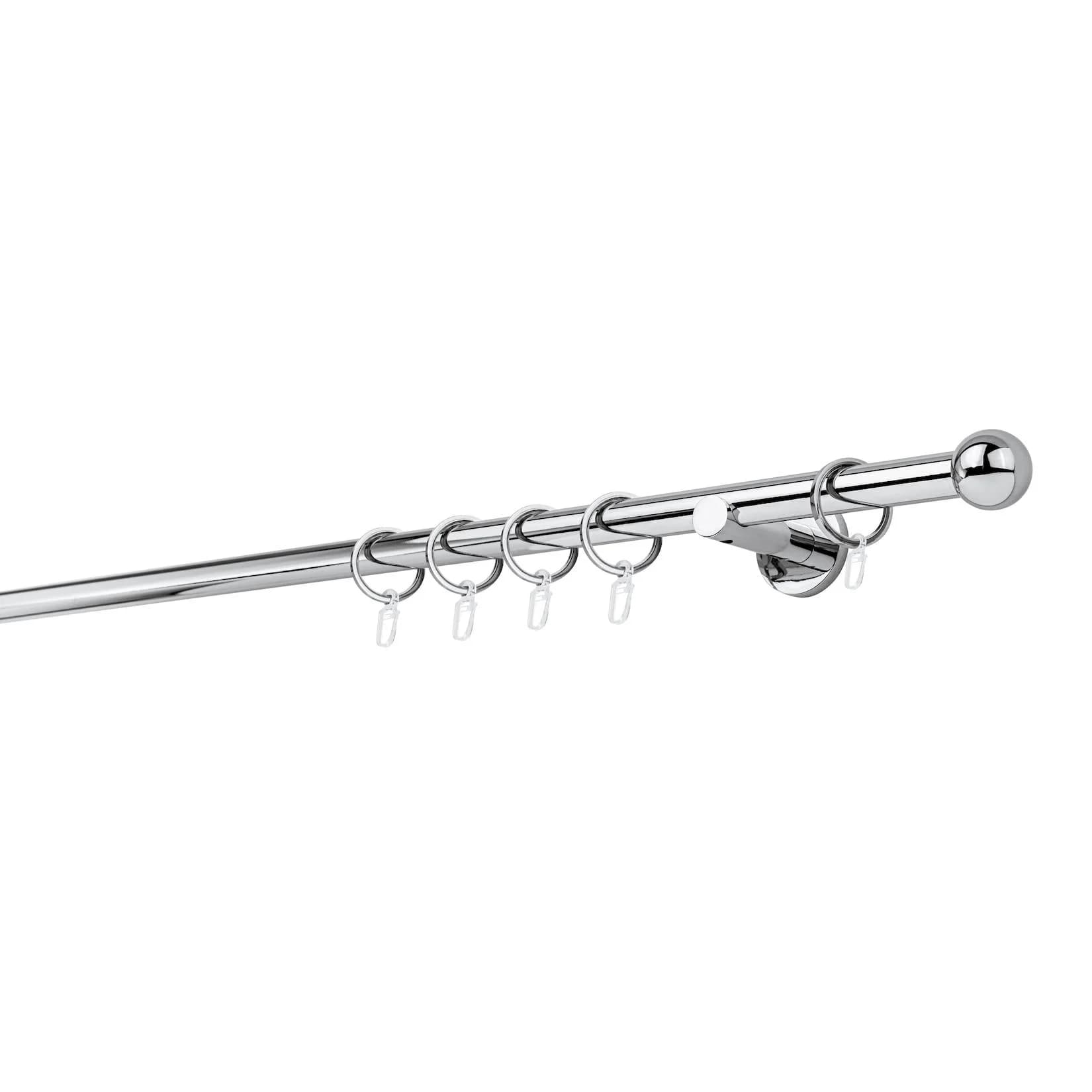 ONDECO Vorhangstange Chrom 260 cm
