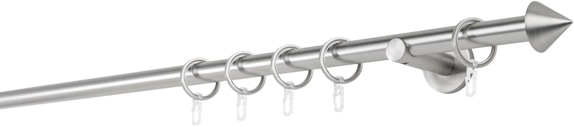 mydeco Gardinenstange 20mm silber Wandmontage 100cm