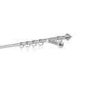 mydeco Gardinenstange 20mm Ø Wandträger 12cm Silber Bild 1
