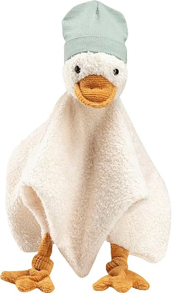 Sterntaler® Schmusetuch Edda M - Weiches Flausch-Ententuch mit Schnullerhalter