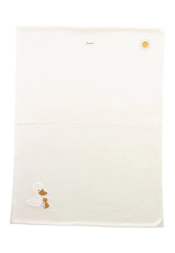 Sterntaler Babydecke Micorfleece Ente Edda Gelb - Bild 5