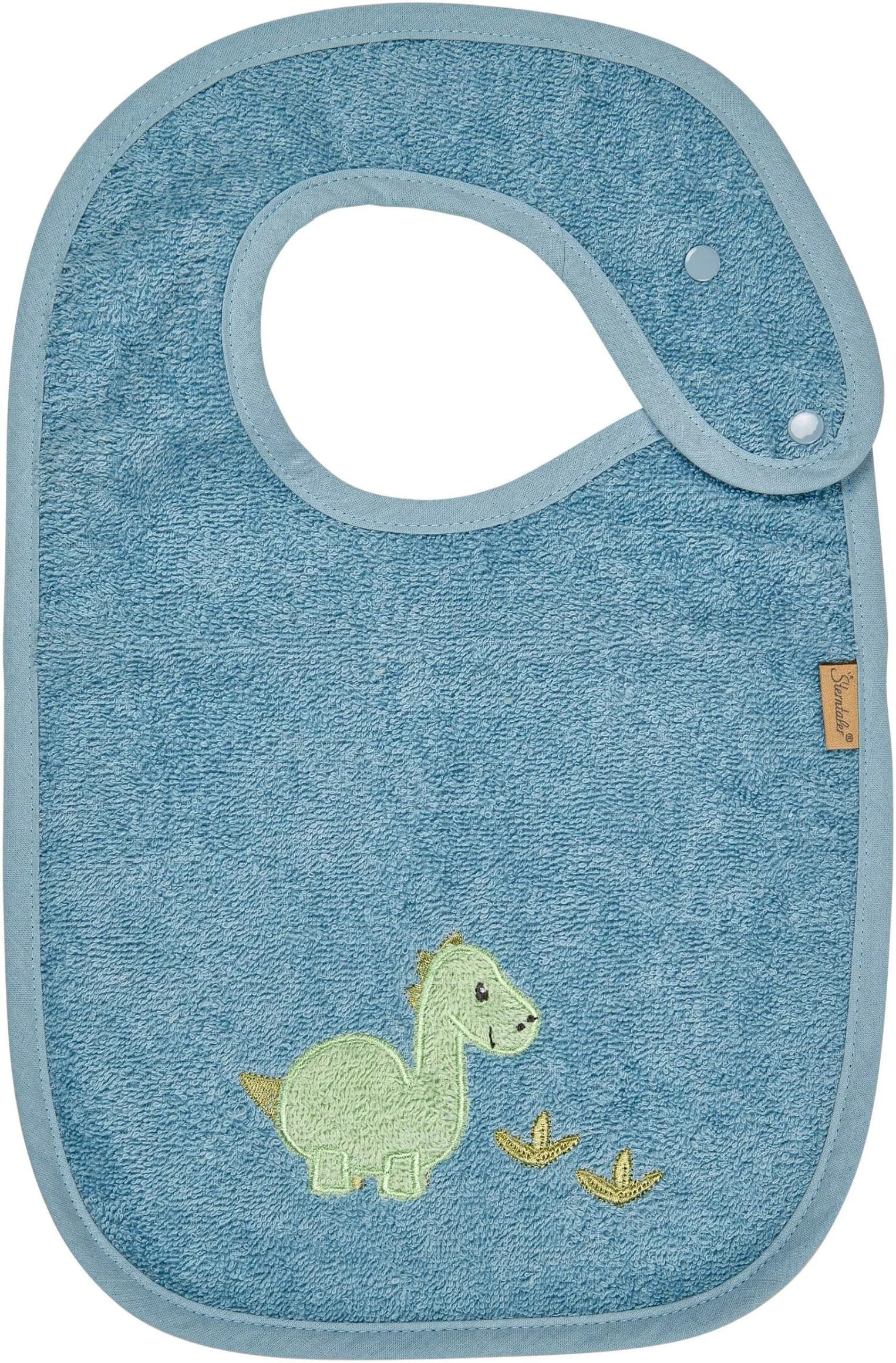 Lätzchen STERNTALER Dino Rexi blau Baby Baumwolle