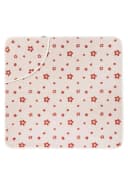 STERNTALER Kapuzenhandtuch 80x80 cm beige Frottee Blumen Bild 3