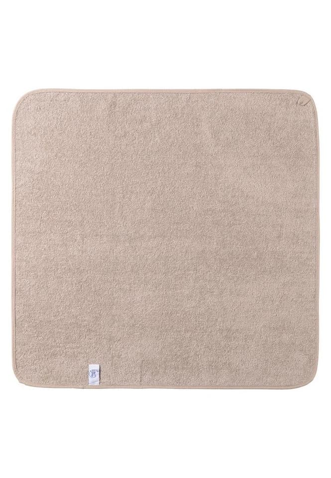 STERNTALER Kapuzenbadetuch 80x80 cm Beige Schaf Applikation Frottee
