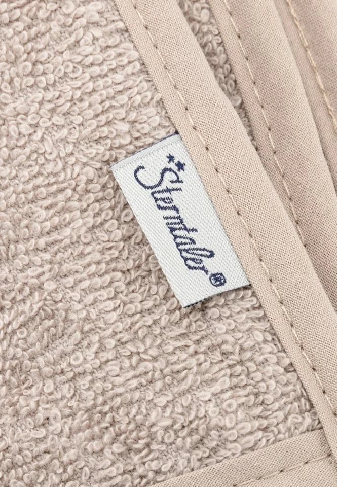 STERNTALER Kapuzenbadetuch 80x80 cm Beige Schaf Applikation Frottee - Bild 5