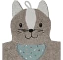 Sterntaler® Waschhandschuh Katze Lilly grau aus Baumwolle Bild 3