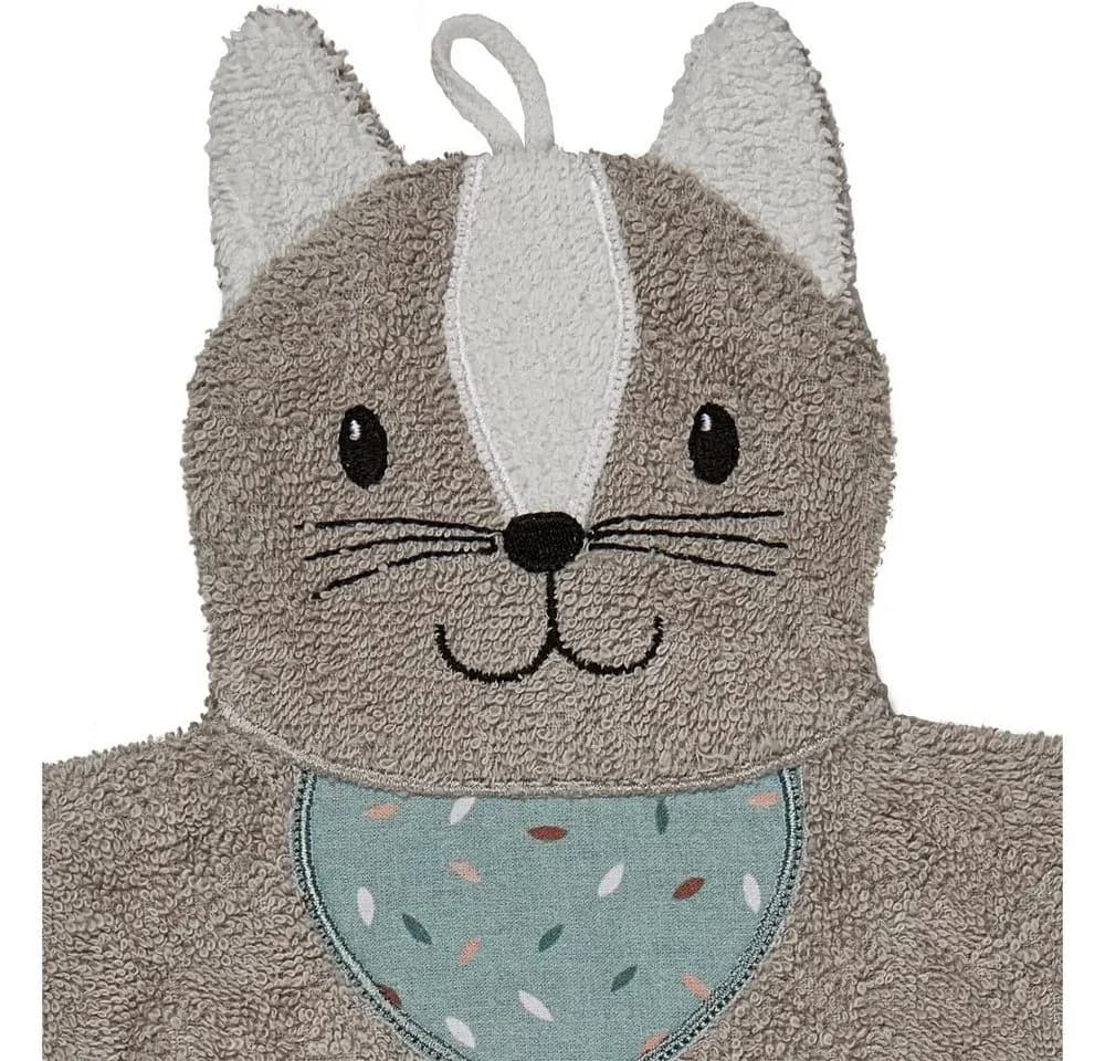 Sterntaler® Waschhandschuh Katze Lilly grau aus Baumwolle - Bild 3