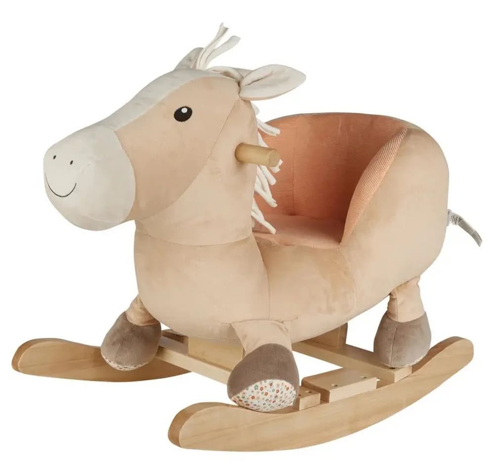 Sterntaler Schaukelpferd Sunny lichtbeige samtig weich - Bild 2