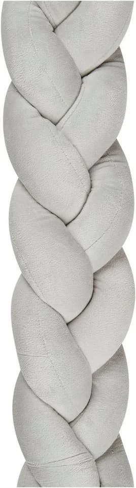 Sterntaler® Wickeltischumrandung Nestchenschlange Softvelour Graublau - Bild 3
