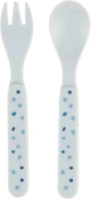 Kindergeschirr-Set STERNTALER Dino Rexi Kinder 5-tlg. Graublau Polypropylen Motiv Bild 1