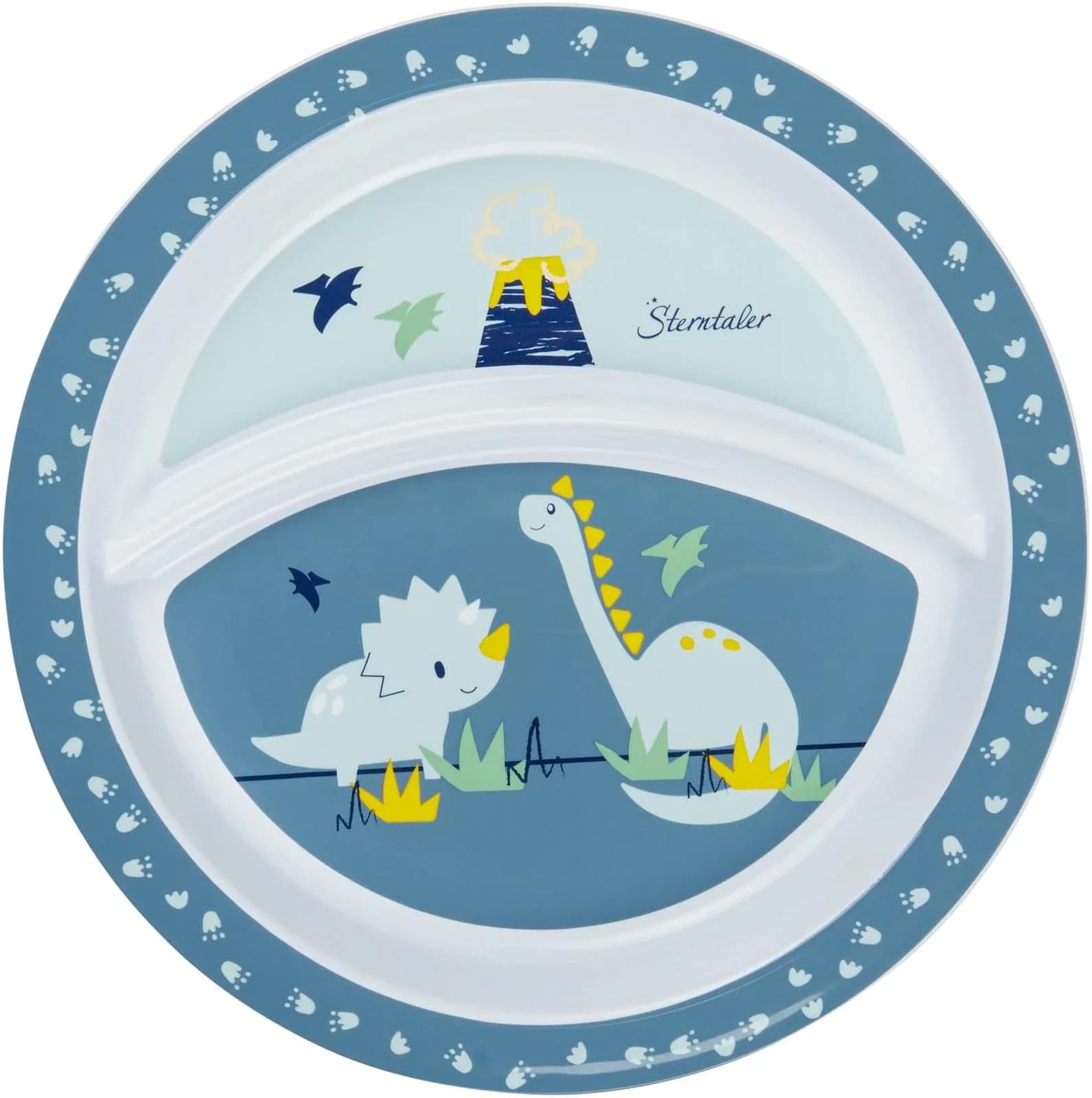 Sterntaler Dino Rexi Speiseteller Blau Polypropylen