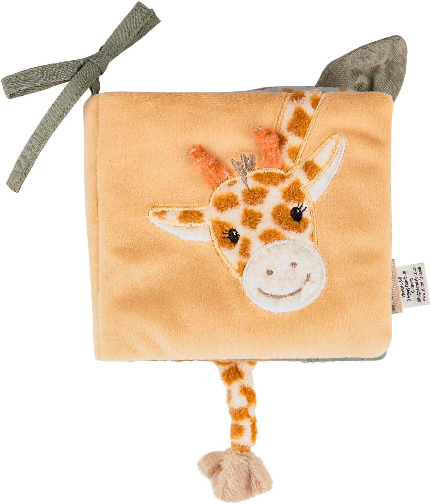 Sterntaler Spielbuch Safari Greifspielzeug Ocker