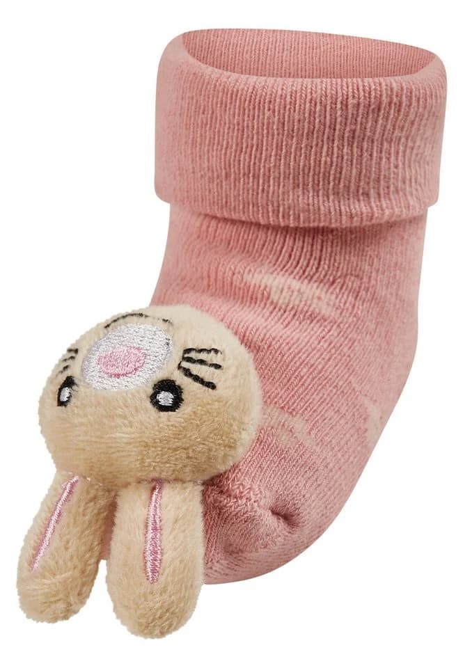 Sterntaler® Baby Rasselsocke Hase Rosa mit Rassel - Bild 2