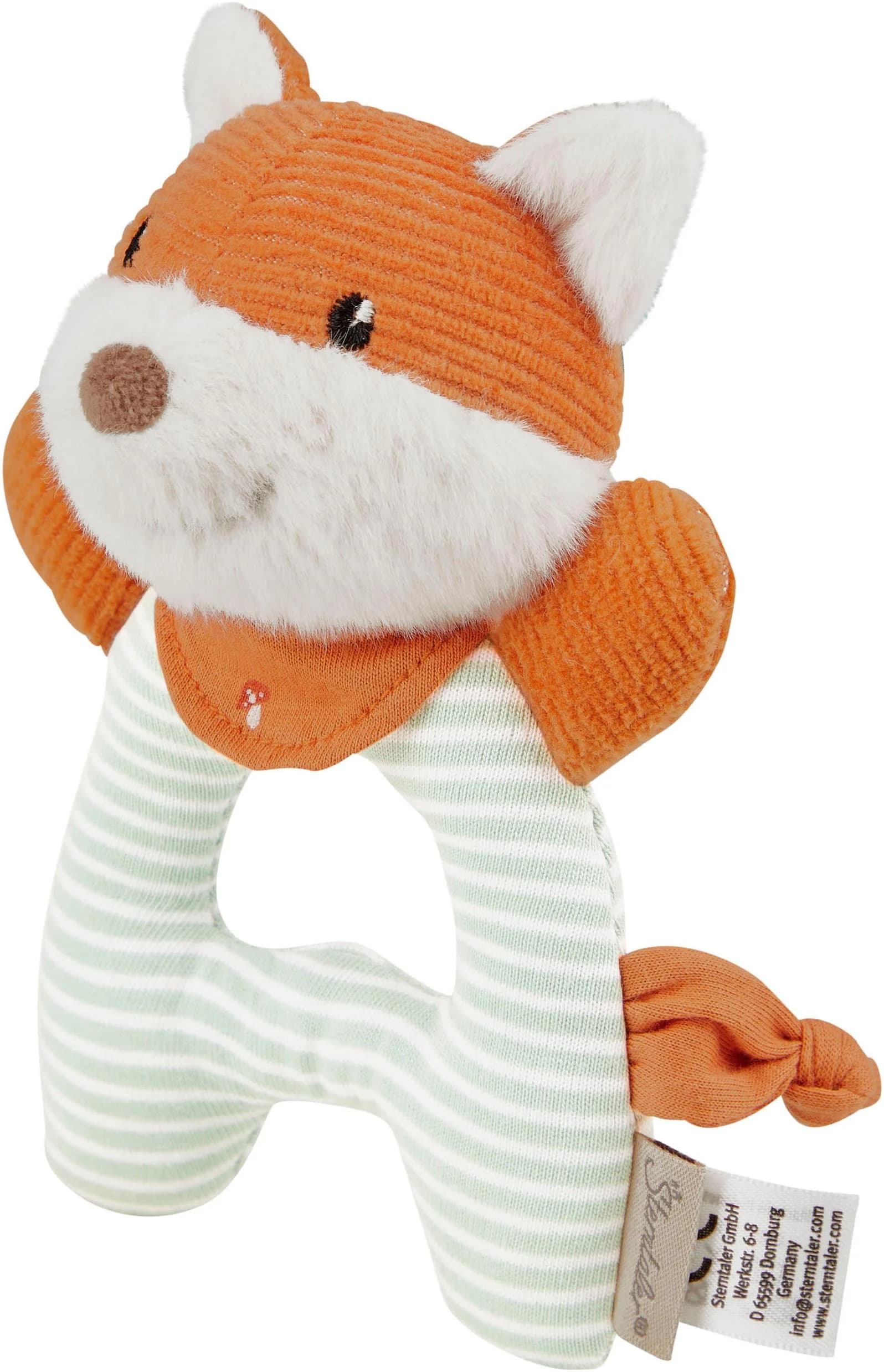 Sterntaler Greifling Fuchs Filou Rost mit Rassel