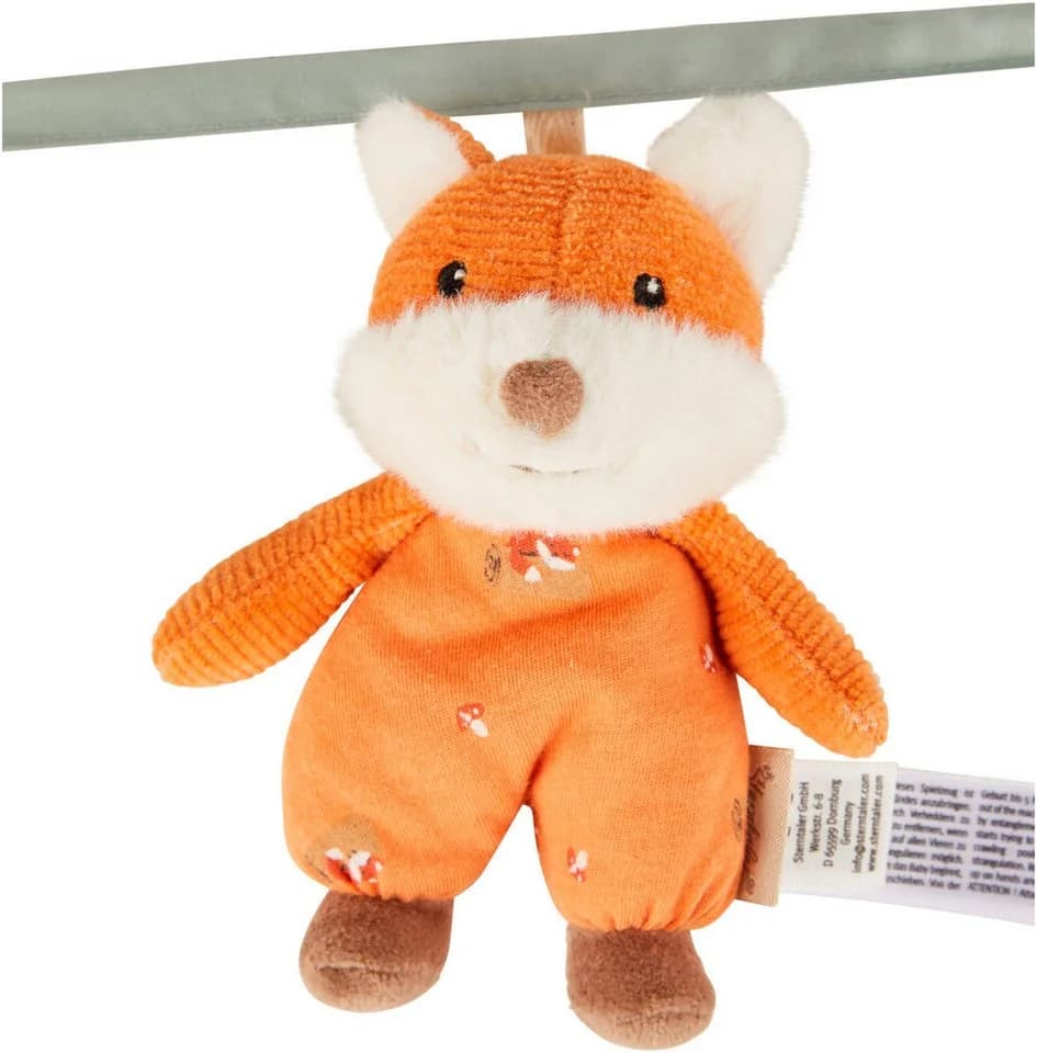 Sterntaler Kinderwagenkette Fuchs Filou Bunt mit Silikonelement und Rassel - Bild 4
