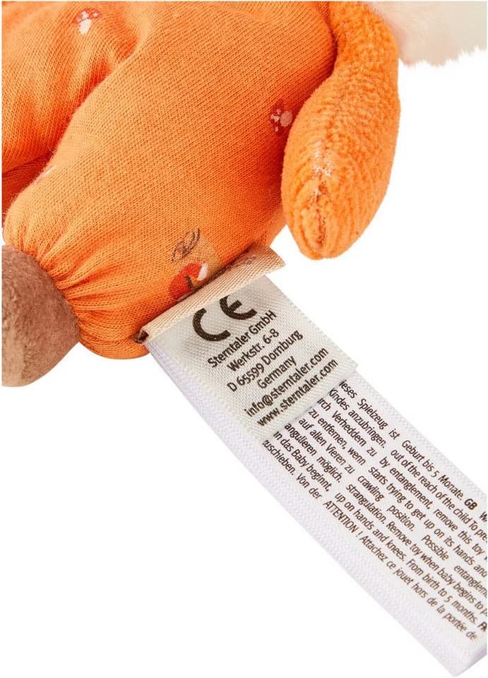Sterntaler Kinderwagenkette Fuchs Filou Bunt mit Silikonelement und Rassel - Bild 5