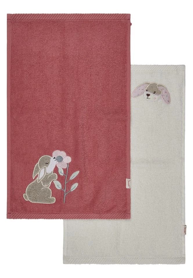 Sterntaler® Kinderhandtuch 2er-Pack Hase Hanni Frottee - Bild 2